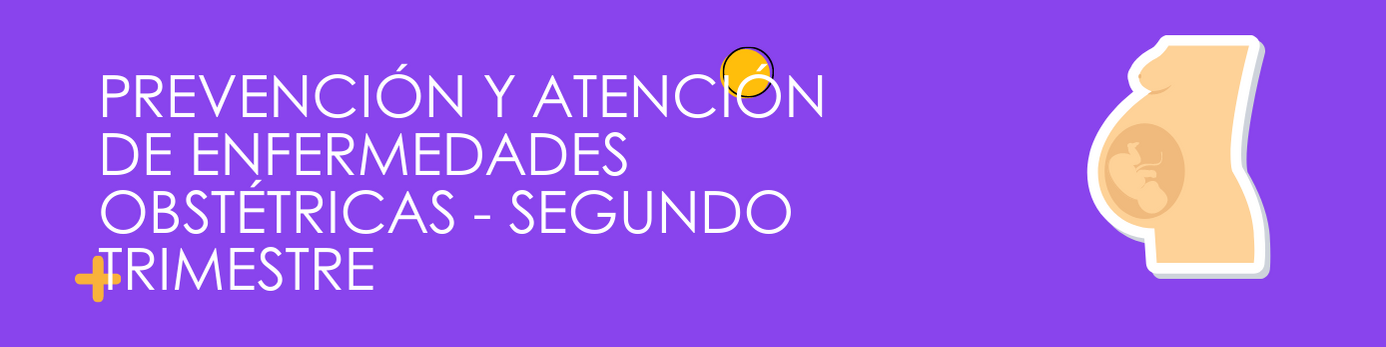 Prevención y Atención de Enfermedades Obstétricas - Segundo trimestre