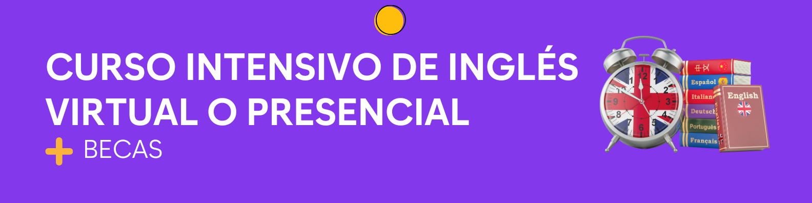 ¡Curso intensivo de inglés virtual o presencial!