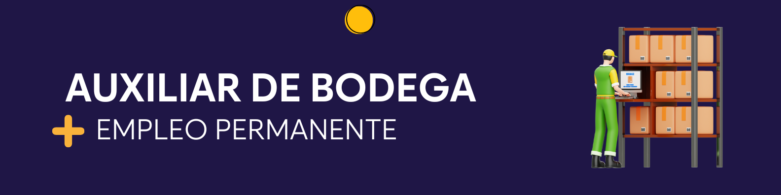 AUXILIAR DE BODEGA/PARA SANTA ELENA ANTIGUO CUSCATLAN
